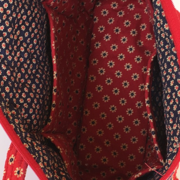 Vera Bradley American Red Retired Pattern M/L Bag - Picture 4 of 8